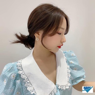 BÔNG NỮ MẶT ĐÁ VUÔNG TRÒN CỰC XINH BẠC TA