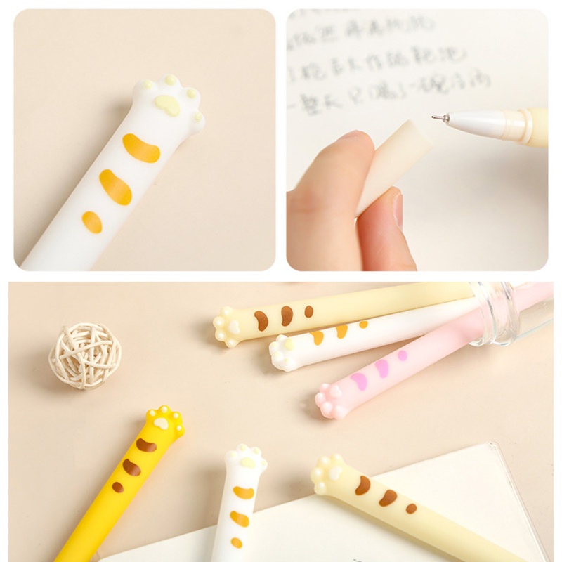 Set 4 Bút Mực Đen Kiểu Dáng Hoạt Hình Cho Học Sinh