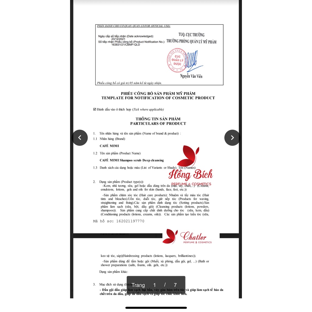 Tẩy Da Chết Da Đầu Cafe Mimi 330g_Hút Dầu Chống Bết Suốt 3 Ngày