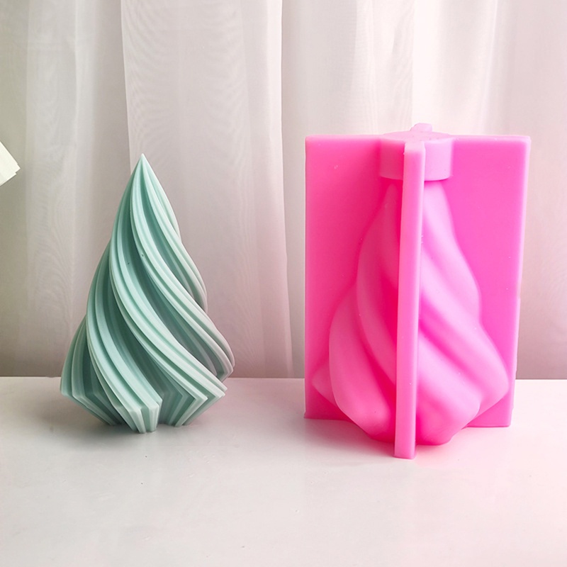 Khuôn Silicone Tạo Hình Làm Nến Hình Nón 3D DIY