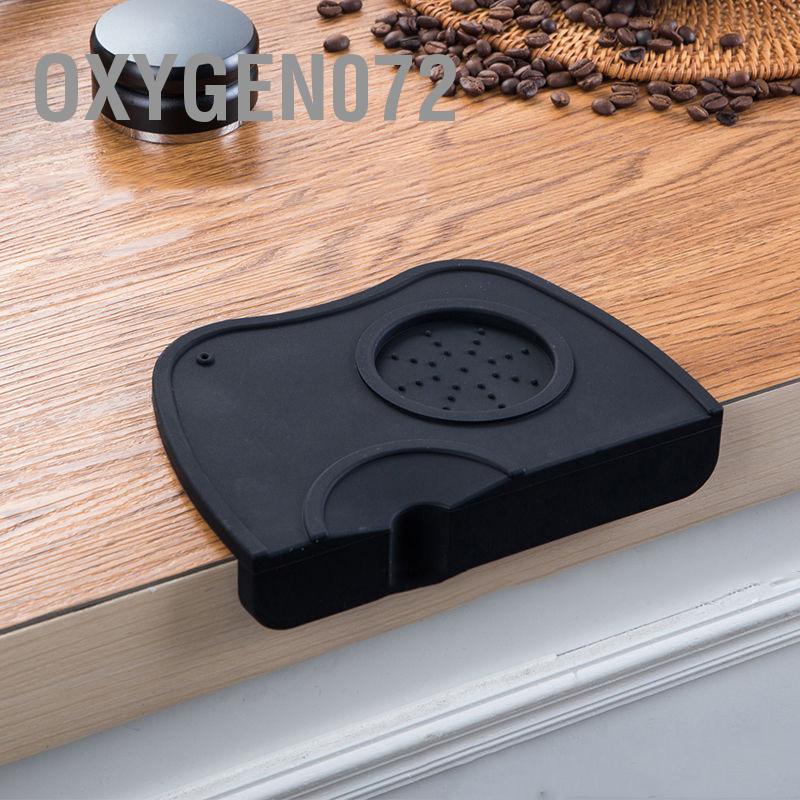Oxygen072 Máy ép cà phê Tấm lót thực phẩm Lớp silicone không mùi Double Groove Cà Tamper Mat cho quán tại nhà