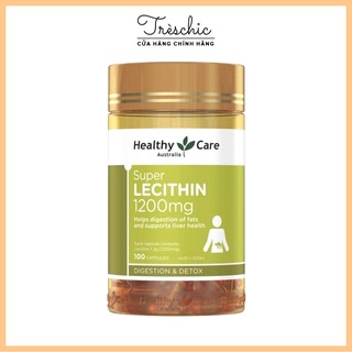 Viên Uống Healthy Care Lecithin Mầm Đậu Nành 100 Viên