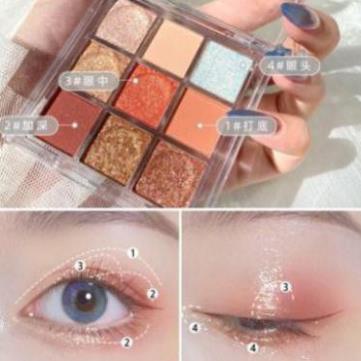 Bảng Phấn Mắt Ánh Nhũ Dikalu Baby BB1 HBE Với Tông Màu Thời Thượng LL18 | BigBuy360 - bigbuy360.vn