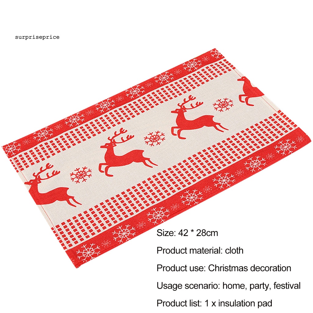 Thảm Trải Bàn Trang Trí Chủ Đề Giáng Sinh