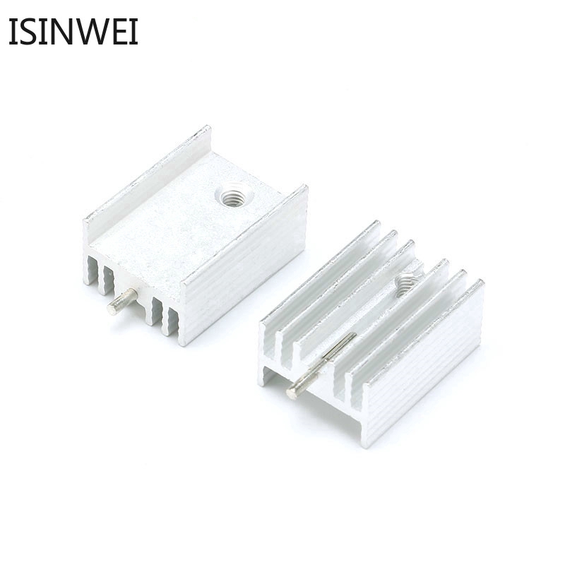 Bộ 10 tản nhiệt chất liệu hợp kim cho To220 To-220 21*15*10mm với pin 12*15*10