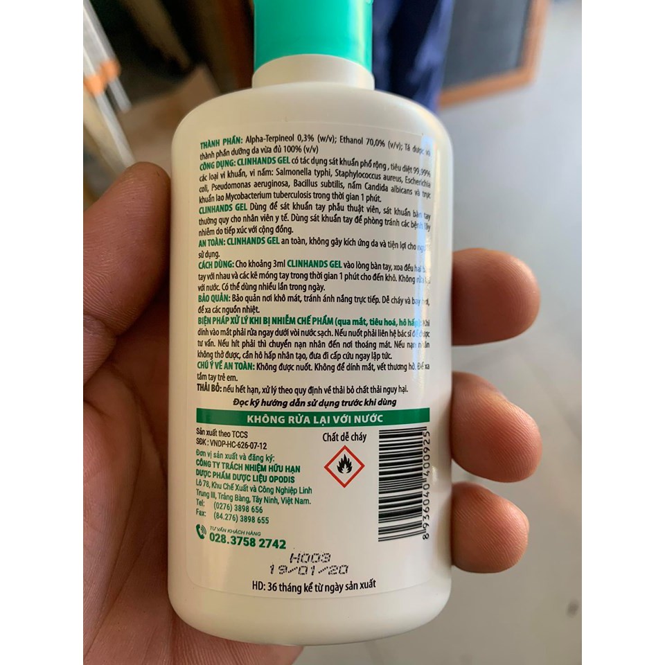 Nước rửa tay khô dạng Gel Clinhands 70ml | BigBuy360 - bigbuy360.vn
