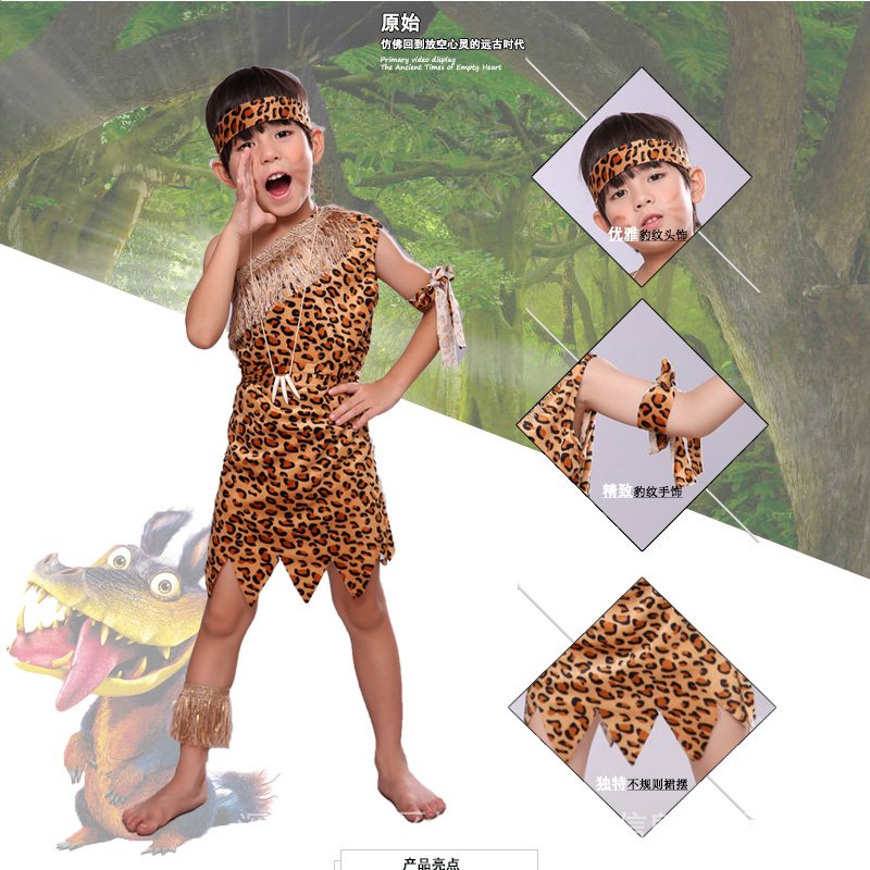 Trang Phục Hóa Trang Thợ Săn Ấn Độ Phong Cách Mới Cho Bé