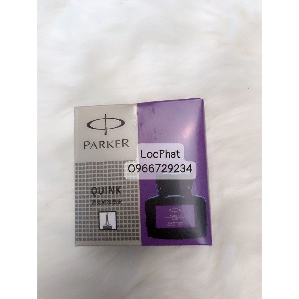 MỰC PARKER LỌ 57ML XANH TÍM ĐEN LOẠI XỊN