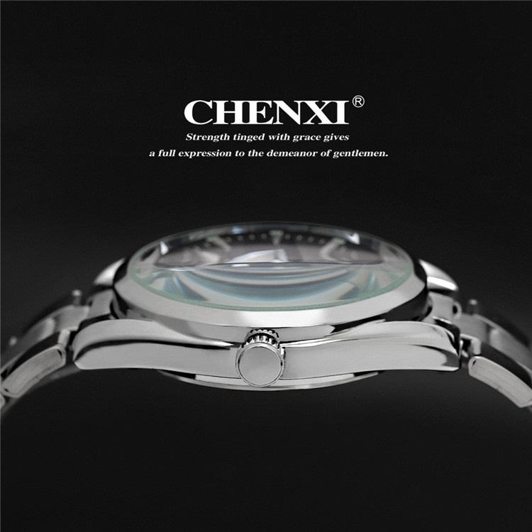 Đồng Hồ Đeo Tay CHENXI Chống Thấm Nước Bằng Thép Sang Trọng Cho Nam