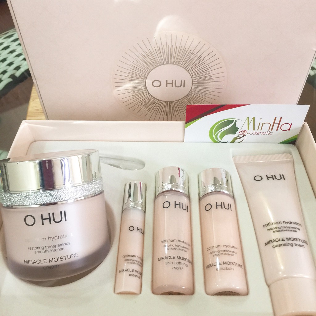 👉👉👉 SET KEM DƯỠNG ẨM SÁNG HỒNG RẠNG RỠ 👌👌 OHUI MIRACLE MOISTURE👌👌