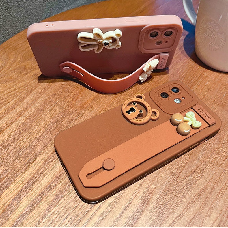 Ốp lưng iphone kèm móc đeo tay fashion 11 7plus x xsmax 11 11promax 12 12pro 12promax 13 13pro 13promax DT19