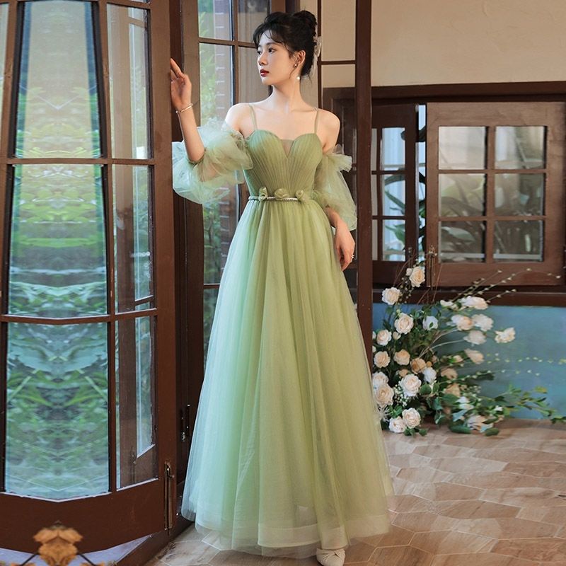 Đầm Dạ Hội Phong Cách Mori Cao Cấp Sang Trọng Thời Trang Mùa Đông Cho Nữ