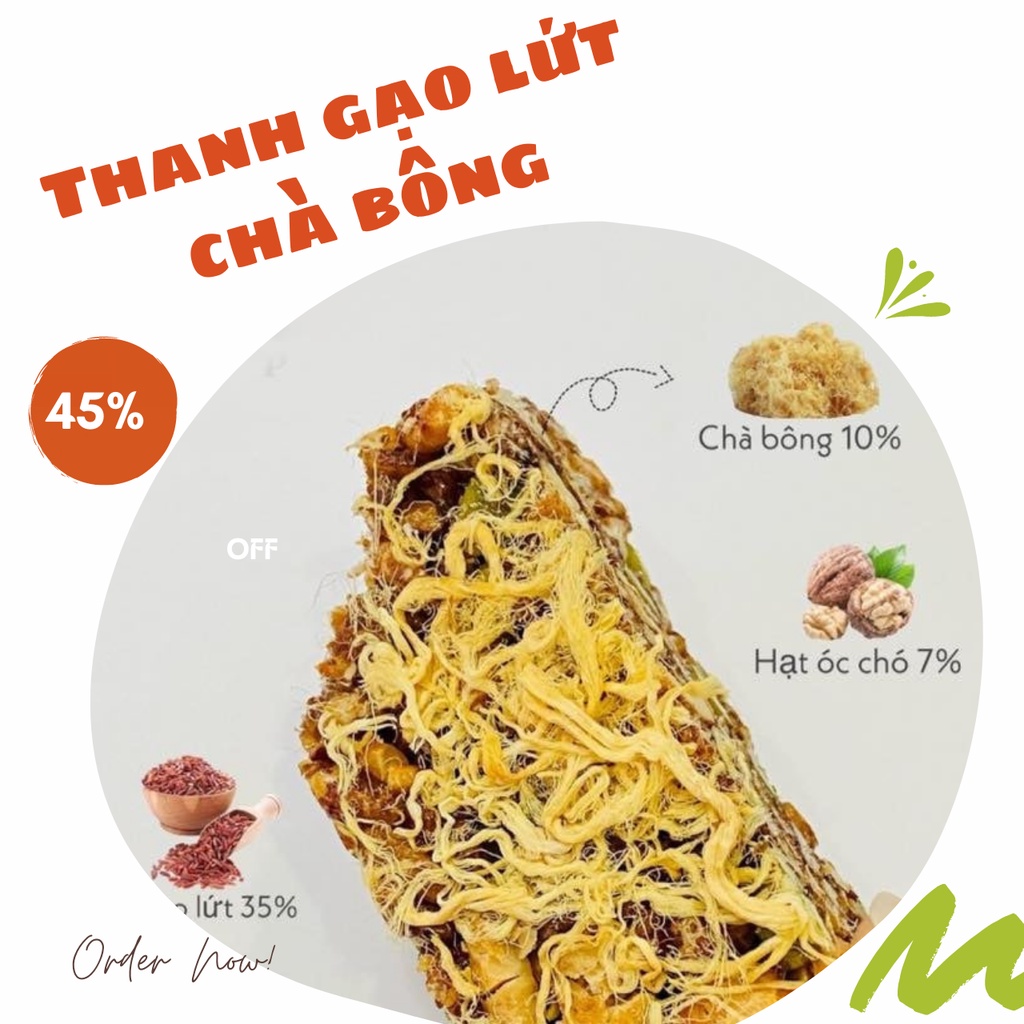 Thanh dinh dưỡng , bánh gạo lứt ngũ cốc hafood giúp ăn kiêng, giảm cân