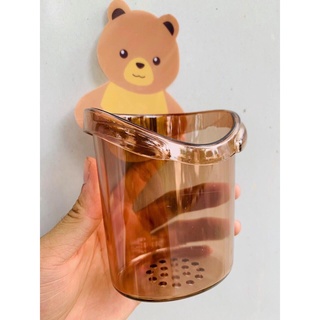 Cốc gấu cắm bàn chải đa năng