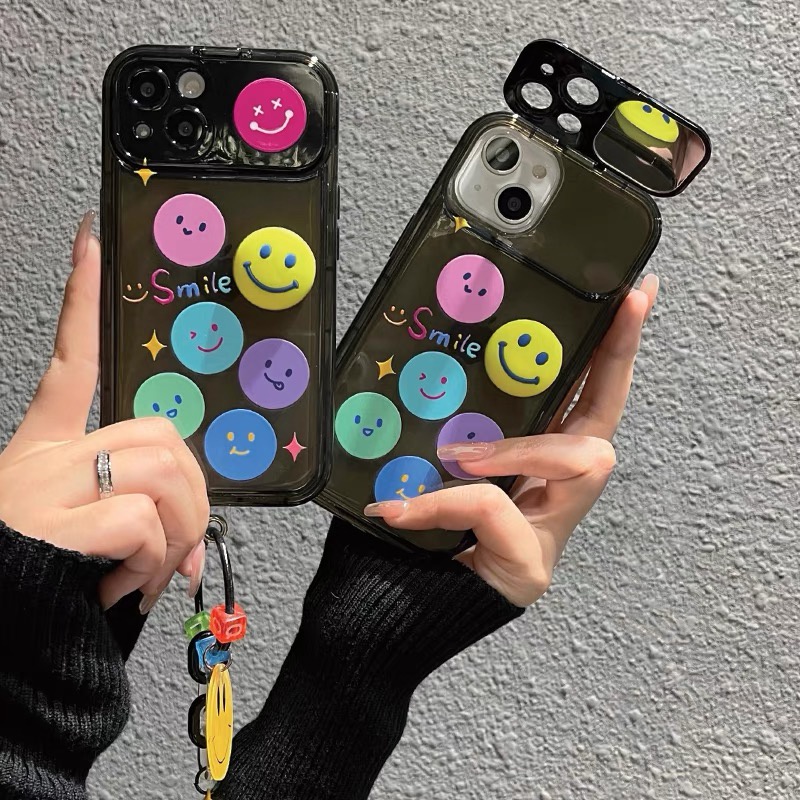 Ốp Điện Thoại Hình Mặt Cười Cho iPhone 7 8 X XS XR XS max 7Plus 8Plus 11 11 pro 11 pro max 12 12 12 pro 12 pro max Hoạt Hình