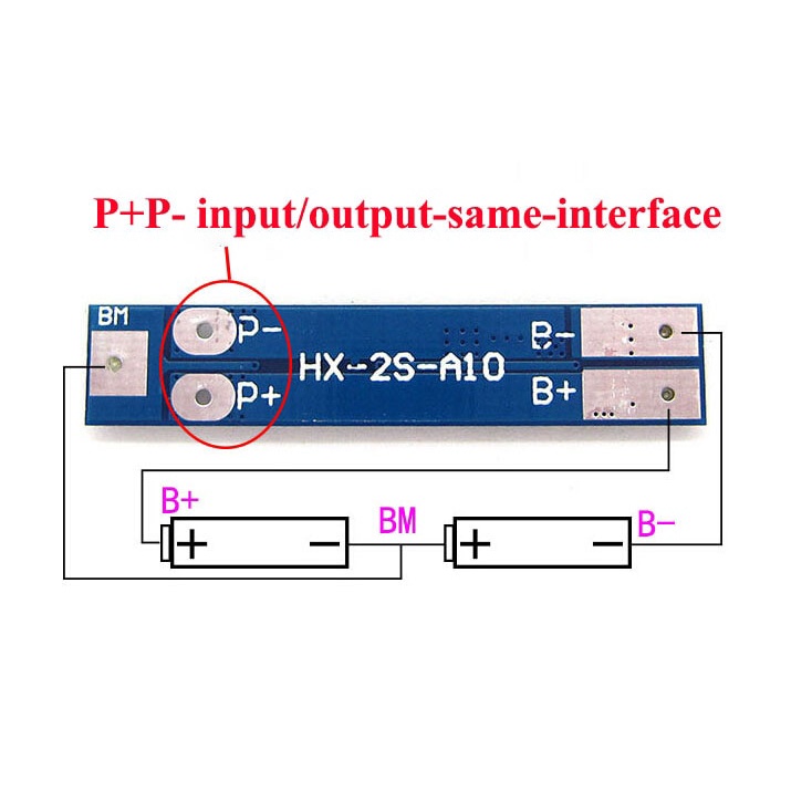 Bảng Mạch Sạc Pin PCB BMS 2S 3S 4S 18650 8A/10A 7.4V 8.4V 12.6V 16.8V