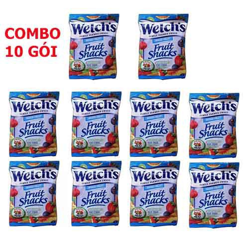 [COMBO 10 GÓI] KẸO TRÁI CÂY WELCH'S MỸ
