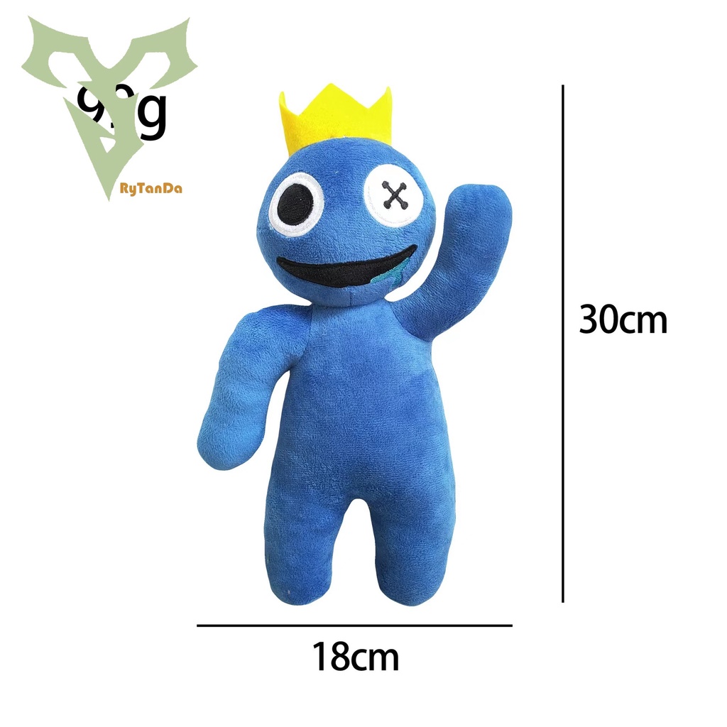 Búp Bê Nhồi Bông Hình Roblox Đội Vương Miện Màu Cầu Vồng 28cm Trang Trí Nhà Cửa