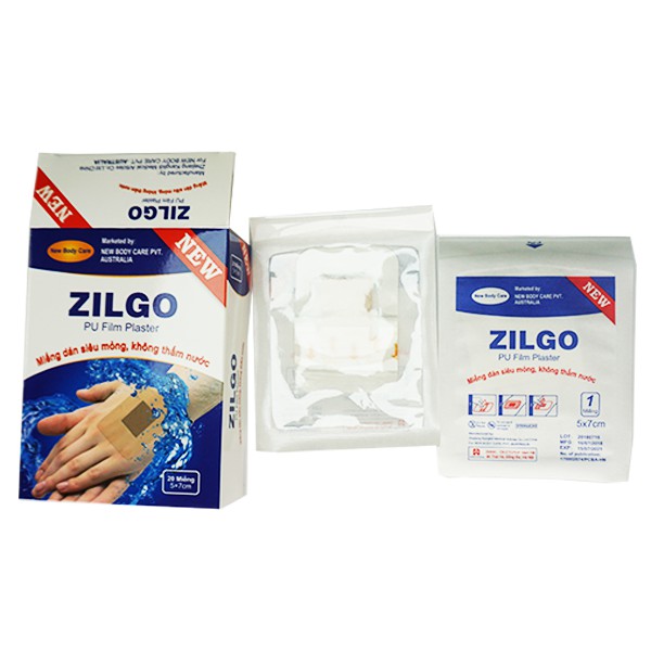 Băng Dán Zilgo PU Film Plaster 5X7cm Dán Vết Thương