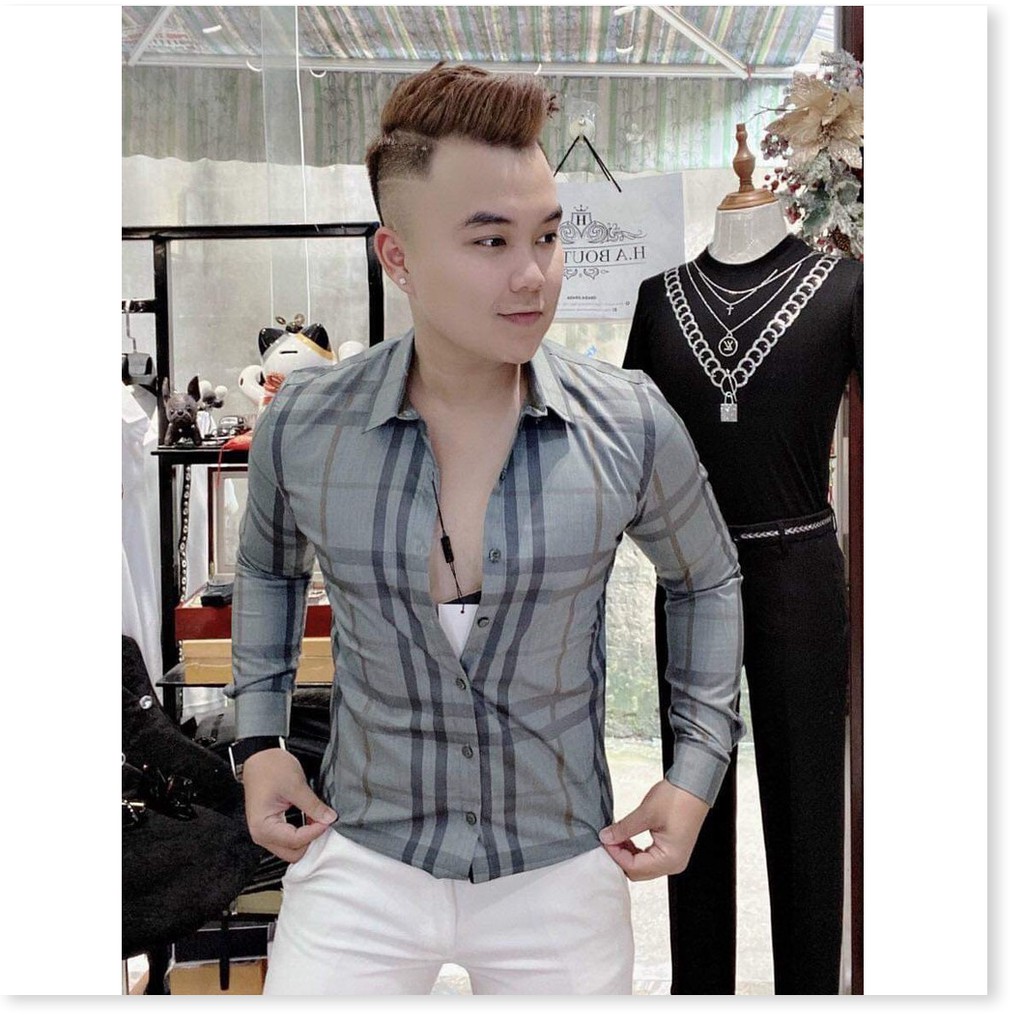 ÁO SƠ MI NAM 3D,KẺ VUÔNG,NHIỀU MÀU SẮC HOT NHẤT 2021 KHÁNH AN FASHION