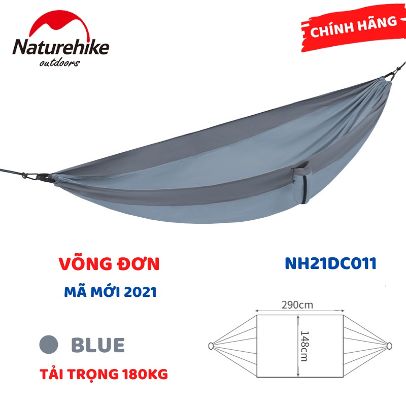 [CHÍNH HÃNG] VÕNG DÃ NGOẠI, CẮM TRẠI ĐƠN VÀ ĐÔI NATUREHIKE NH17D012 | BigBuy360 - bigbuy360.vn