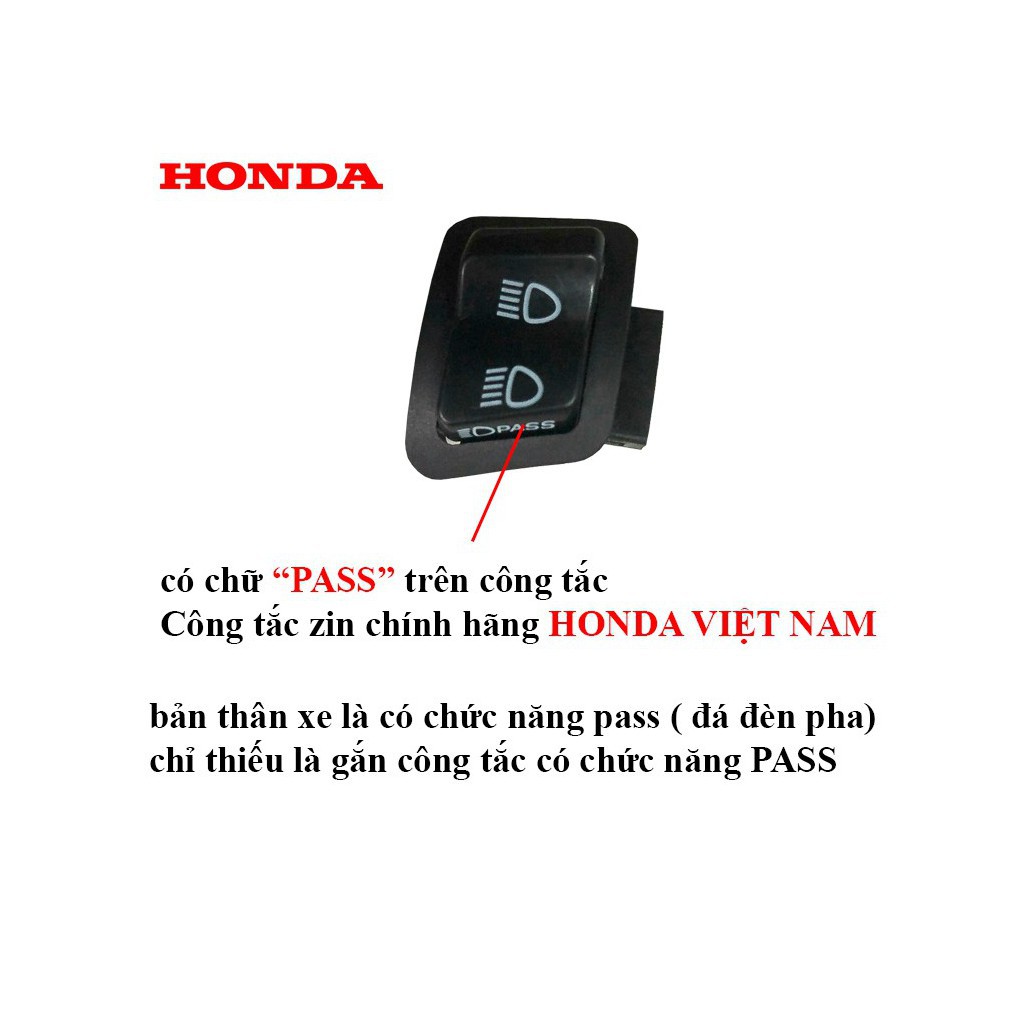 Công Tắc Passing Sh Chính Hãng Honda Tặng Kèm Jack