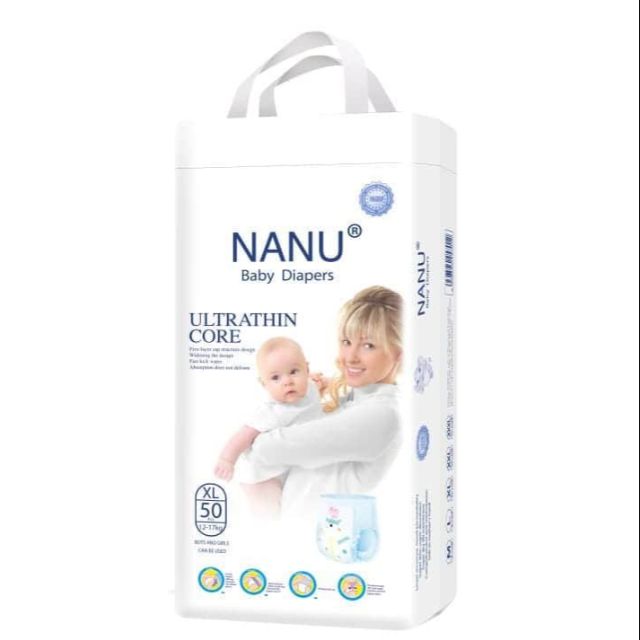 BỈM QUẦN NANU BABY M50/L50/XL50/XXL50
