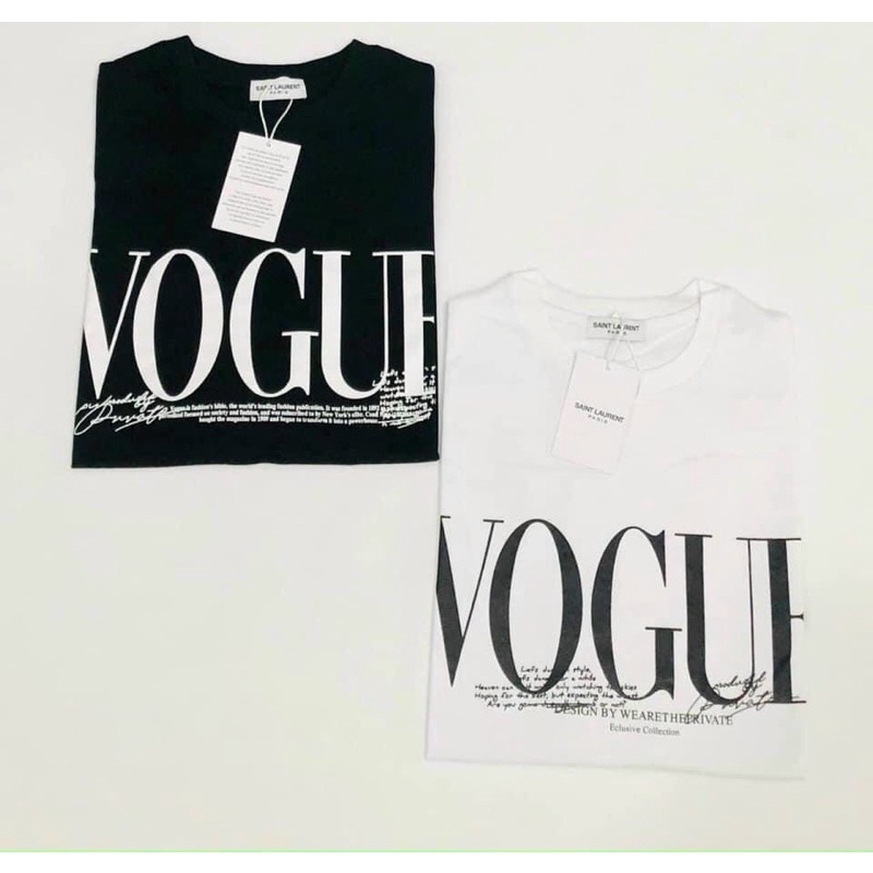 ÁO THUN VOGUE OVERSIZE NAM NỮ