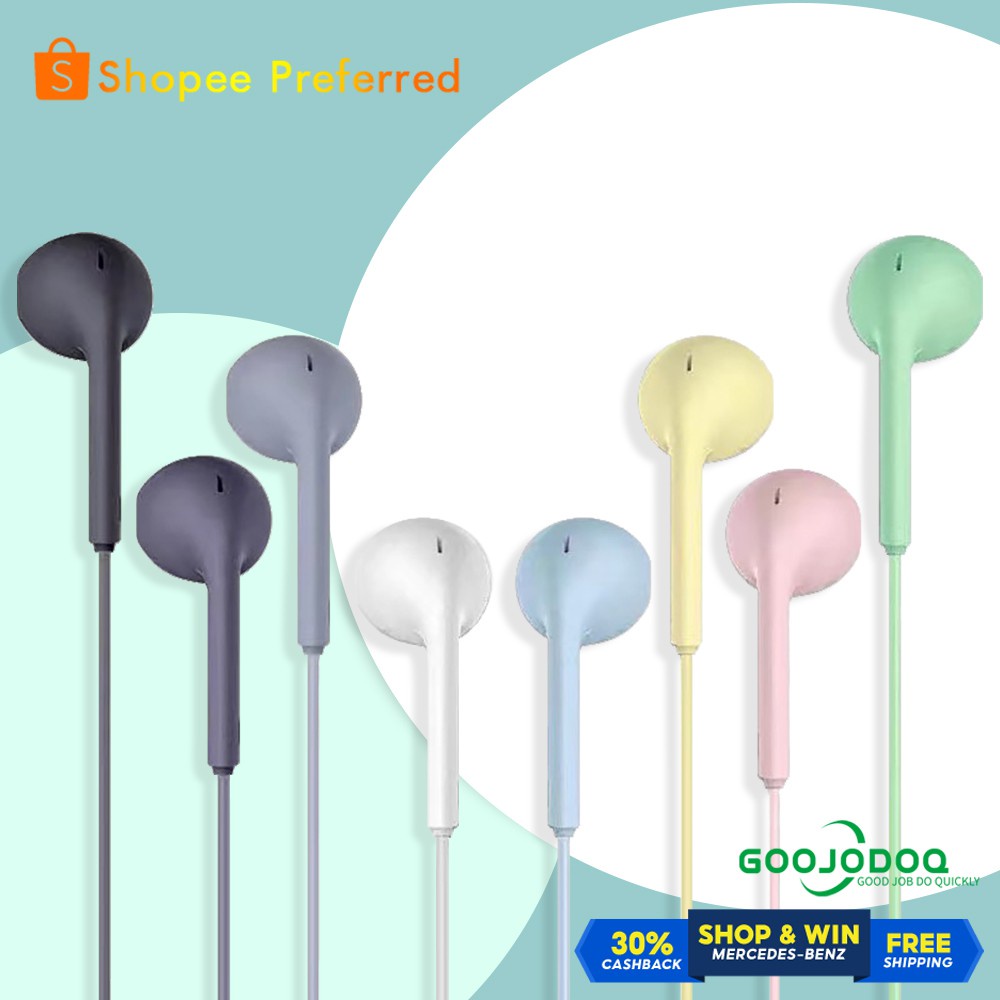 GOOJODOQ Tai Nghe Nhét Tai Hifi Nhiều Màu Sắc Thể Thao