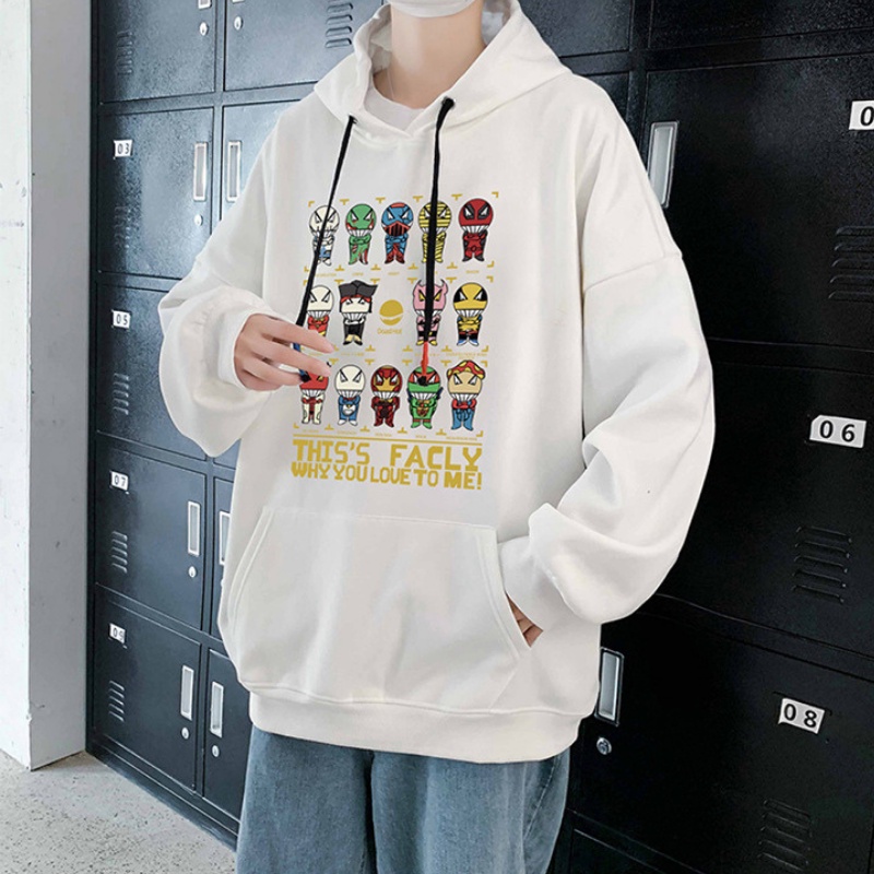 Áo hoodie unisex nam nữ cặp đôi local brand nỉ ngoại cao cấp da cá form rộng có mũ ulzzang hàn quốc cute zip SIÊU NHÂN