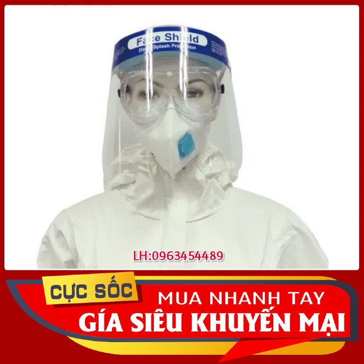 Kính che mặt ,tấm che y tế chuyên dùng cho phòng dịch (face shield)