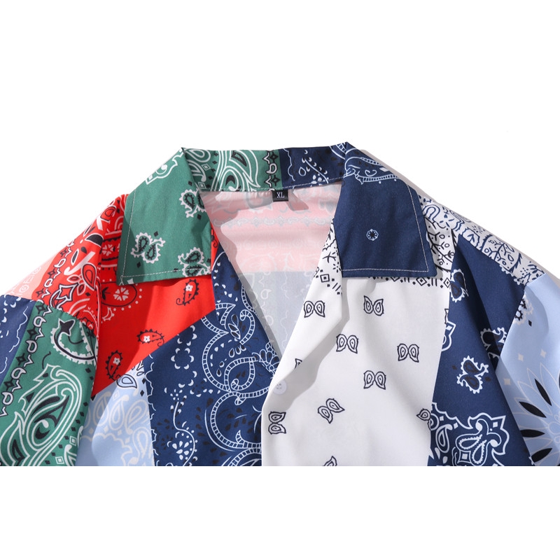 Áo sơ mi tay ngắn cổ bẻ phong cách Hàn Quốc thời trang cho nam | BigBuy360 - bigbuy360.vn