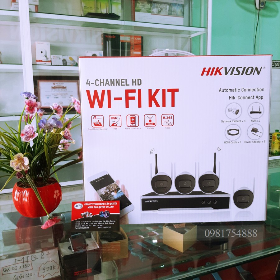 Bộ Kit camera Wifi HIKVISION chính hãng bảo hành 24 tháng