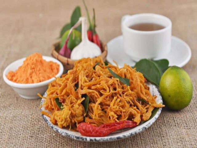 Khô gà lá chanh sỉ 65k/500gr