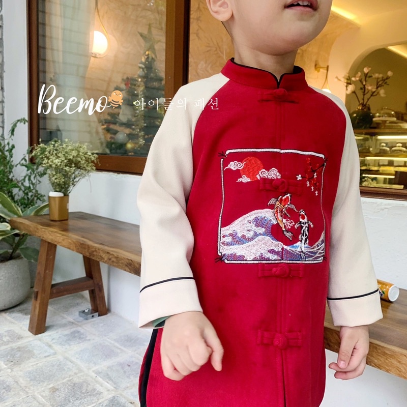 Set Hanbok áo dài cách tân bé trai (kèm quần)