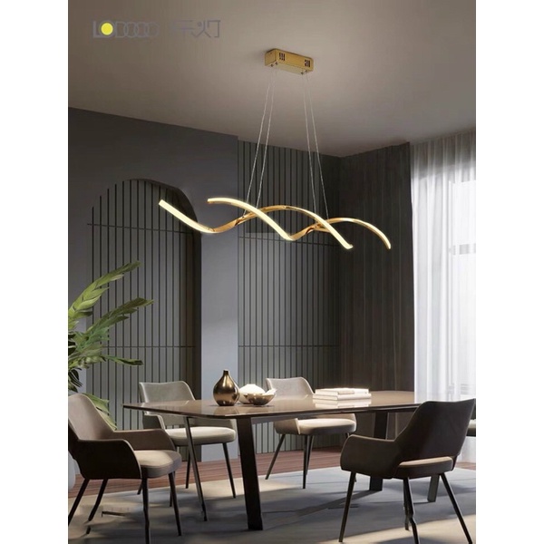 Đèn Thả Xoắn Hiện Đại Trang Trí Nội Thất