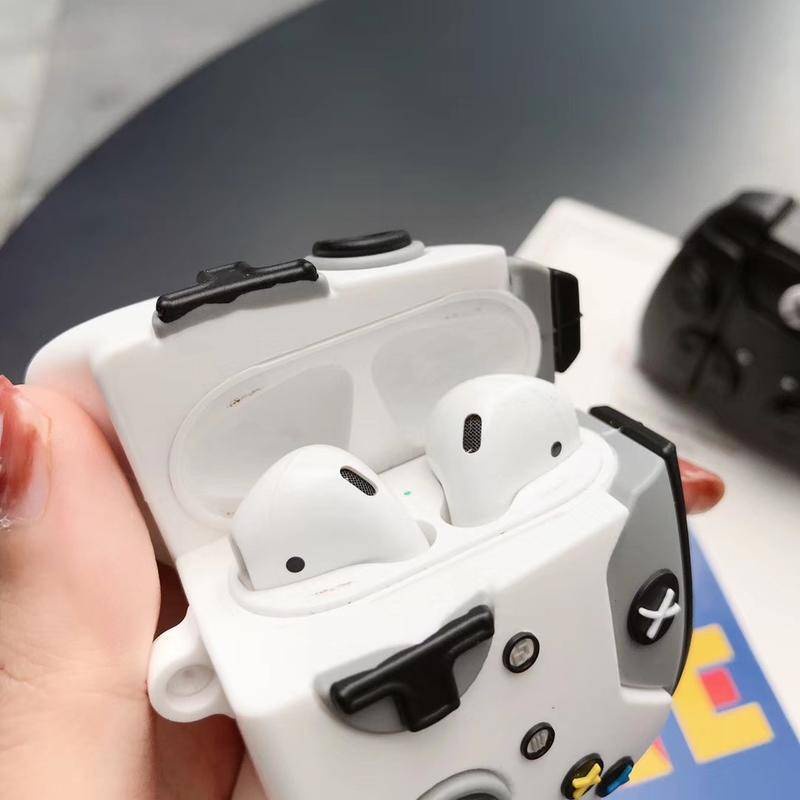 Vỏ Bảo Vệ Hộp Sạc Tai nghe không dây Airpods pro Hình Máy Chơi Game 3D Bằng Silicon Thời Trang