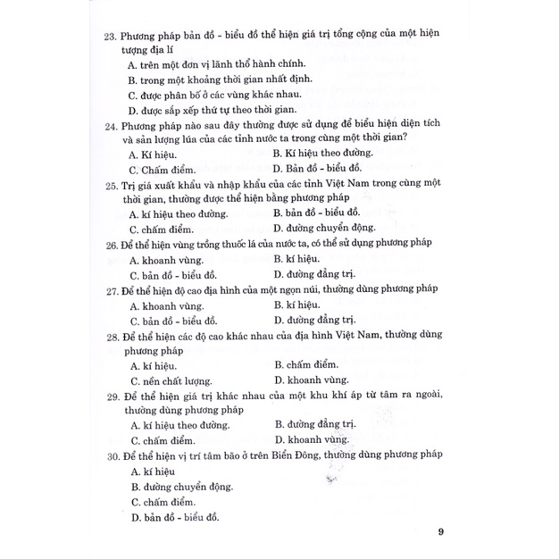Sách - Trắc nghiệm địa lý 10 (Dùng chung cho các bộ sách giáo khoa chương trình mới)