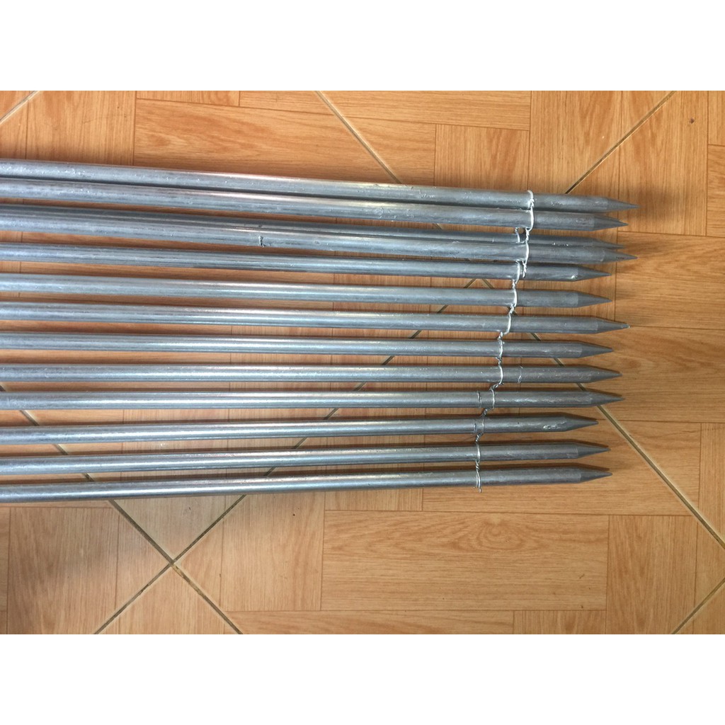 Kim thu sét mạ kẽm phi 16 dài 1m