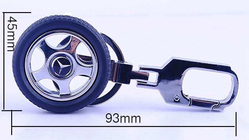 Móc khóa hình bánh xe sáng tạo chất lượng