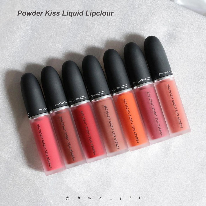 Son Kem MAC Powder Kiss Liquid Lipcolour #990 #991 #997 #989 #982 #993 #994 #979 #998