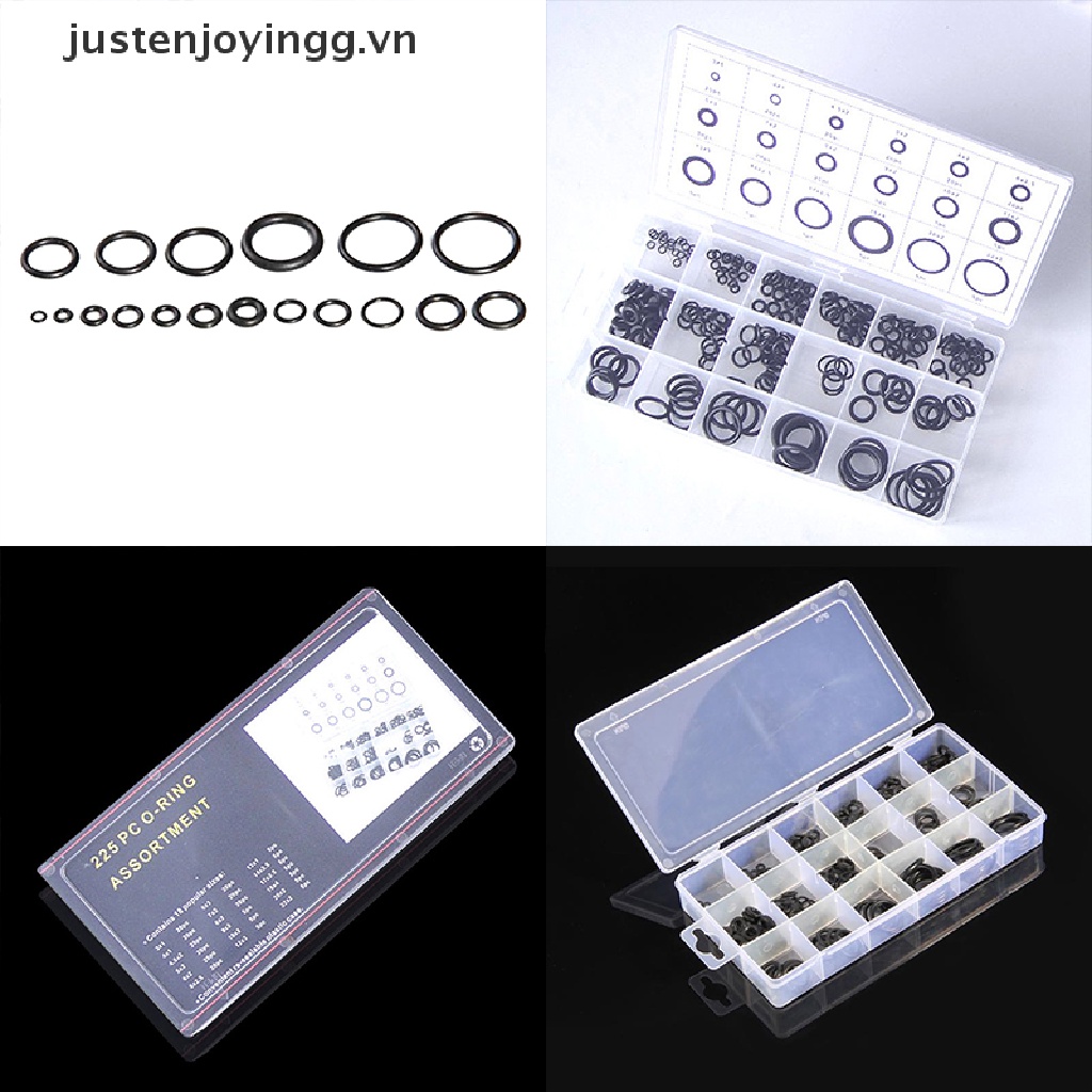 / / 3c Phụ Kiện / 225 Vòng Đệm Cao Su Đen Hình Chữ O Cho Xe Hơi
