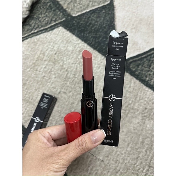 Son GIORGIO ARMANI LIP POWER - màu 200, 202, 400, 404, 405, 504