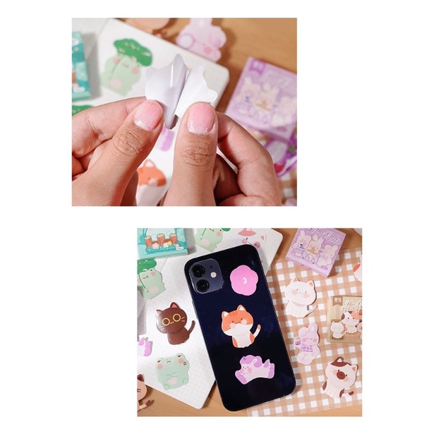 Hộp 45 hình dán sticker trang trí sổ