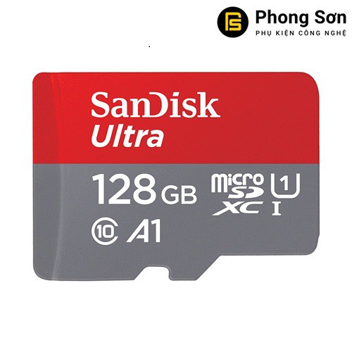 Thẻ nhớ Micro SDXC 128GB Ultra A1 667X 100mb/s Sandisk | BigBuy360 - bigbuy360.vn