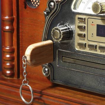 Máy phát nhạc đĩa than, loa kèn đồng tân cổ điển MPN6GO - chạy đĩa than, CD, USB, Bluetooth và FM cực hay.