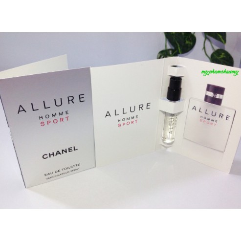 [ Vial chính hãng] Nước Hoa Nam Chanel Allure Homme Sport