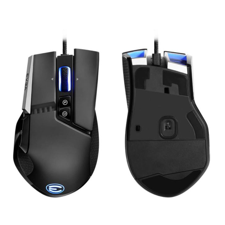 Chuột gaming EVGA X17 Gaming Mouse – Black – 16,000 DPI – 5 Profiles – 10 Buttons – Kèm 5 tạ
