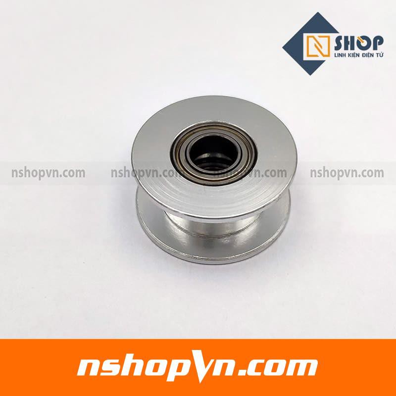 Puly căng đai GT2 trơn trục 5mm (tương ứng 20 răng)