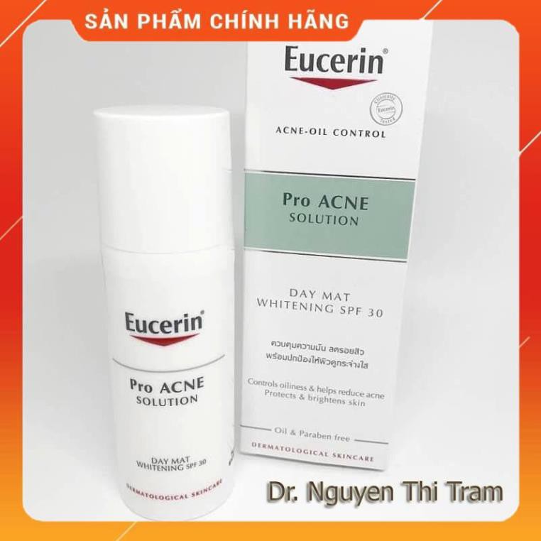 Kem dưỡng Eucerin ProAcne - DAY MAT - Kem dưỡng trắng ban ngày